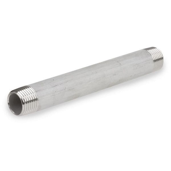 Smith-Cooper 1.25 in. MPT x 1.25 in. Dia. x 5 in. L Stainless Steel Pipe Nipple 4868493 - main